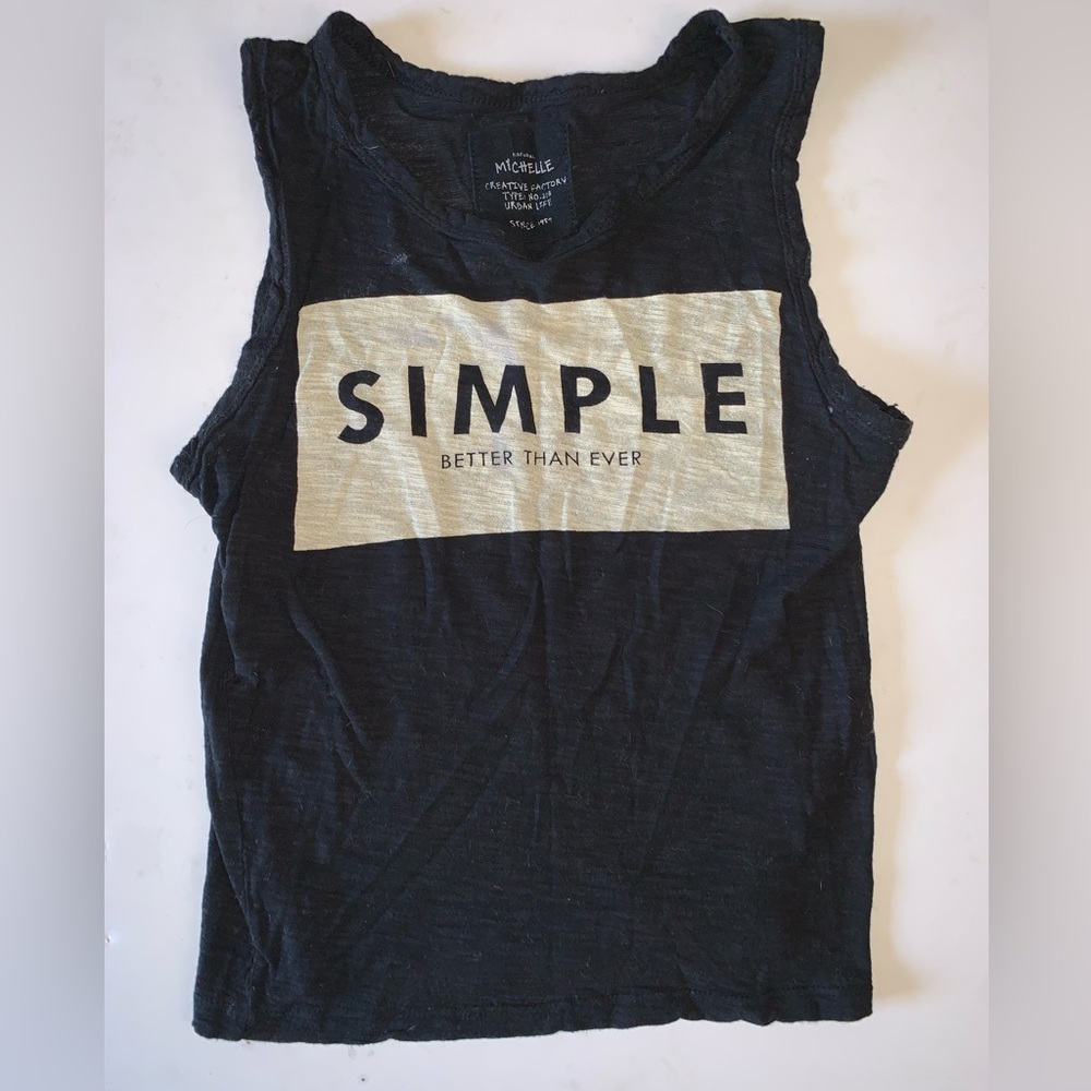 Tank top shirt, grey, new, size medium